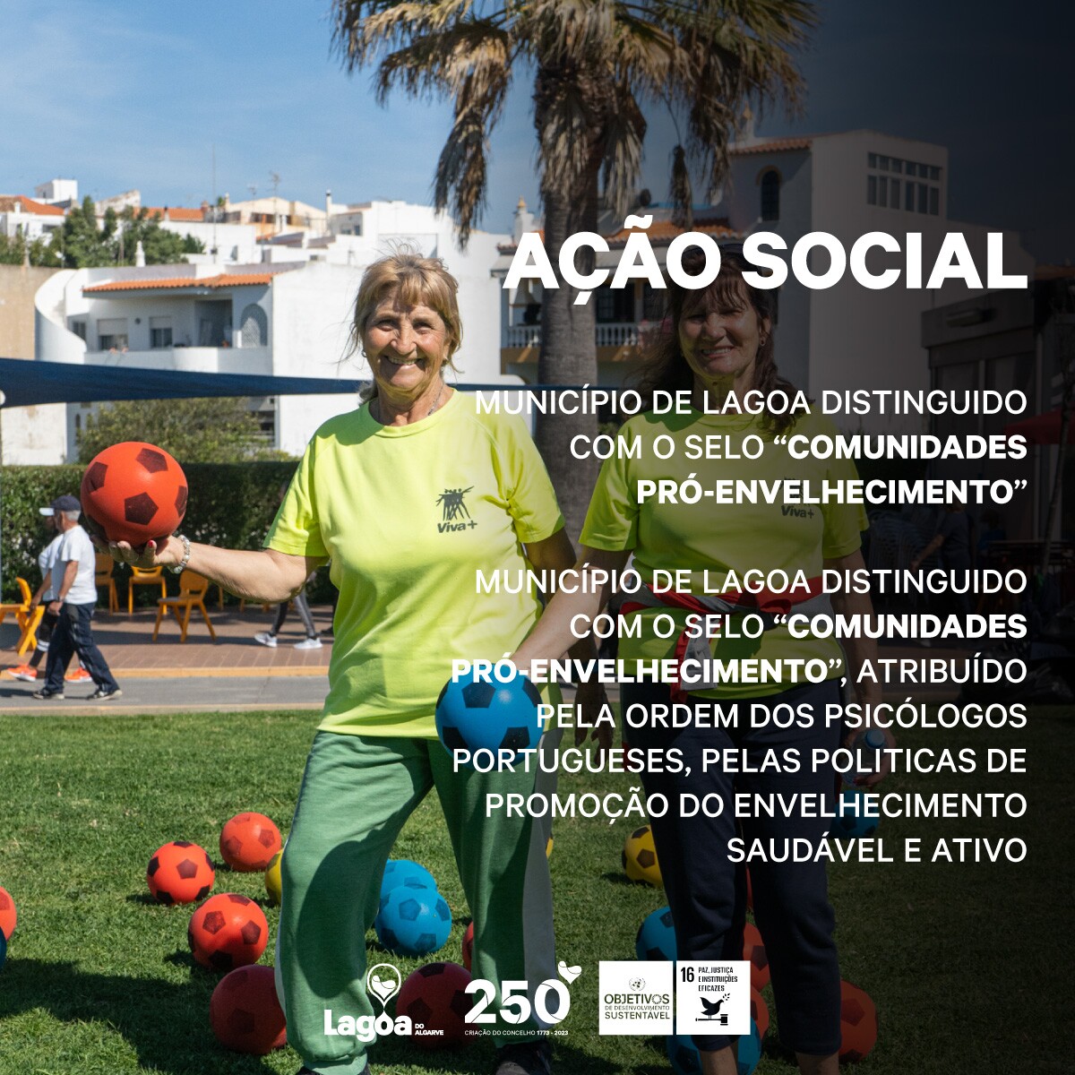 Município de Lagoa distinguido com o selo “Comunidades Pró-Envelhecimento”