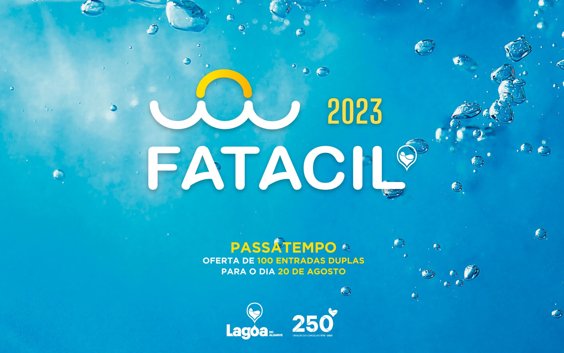Município de Lagoa tem 100 entradas duplas para o dia 20 de Agosto na FATACIL