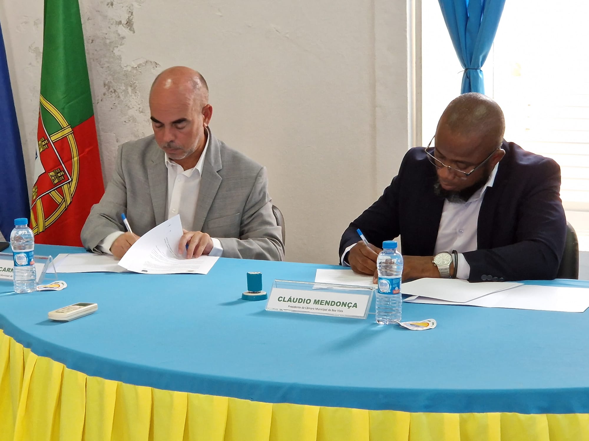 Municípios de Lagoa e Boa Vista (Cabo Verde) celebram protocolo de Geminação