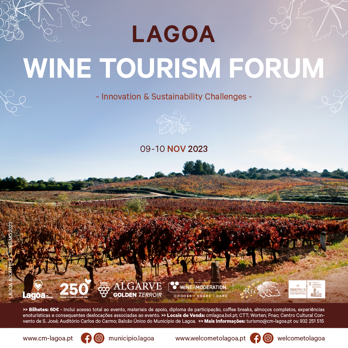Lagoa Wine Tourism Forum: o maior encontro sobre Enoturismo do Algarve