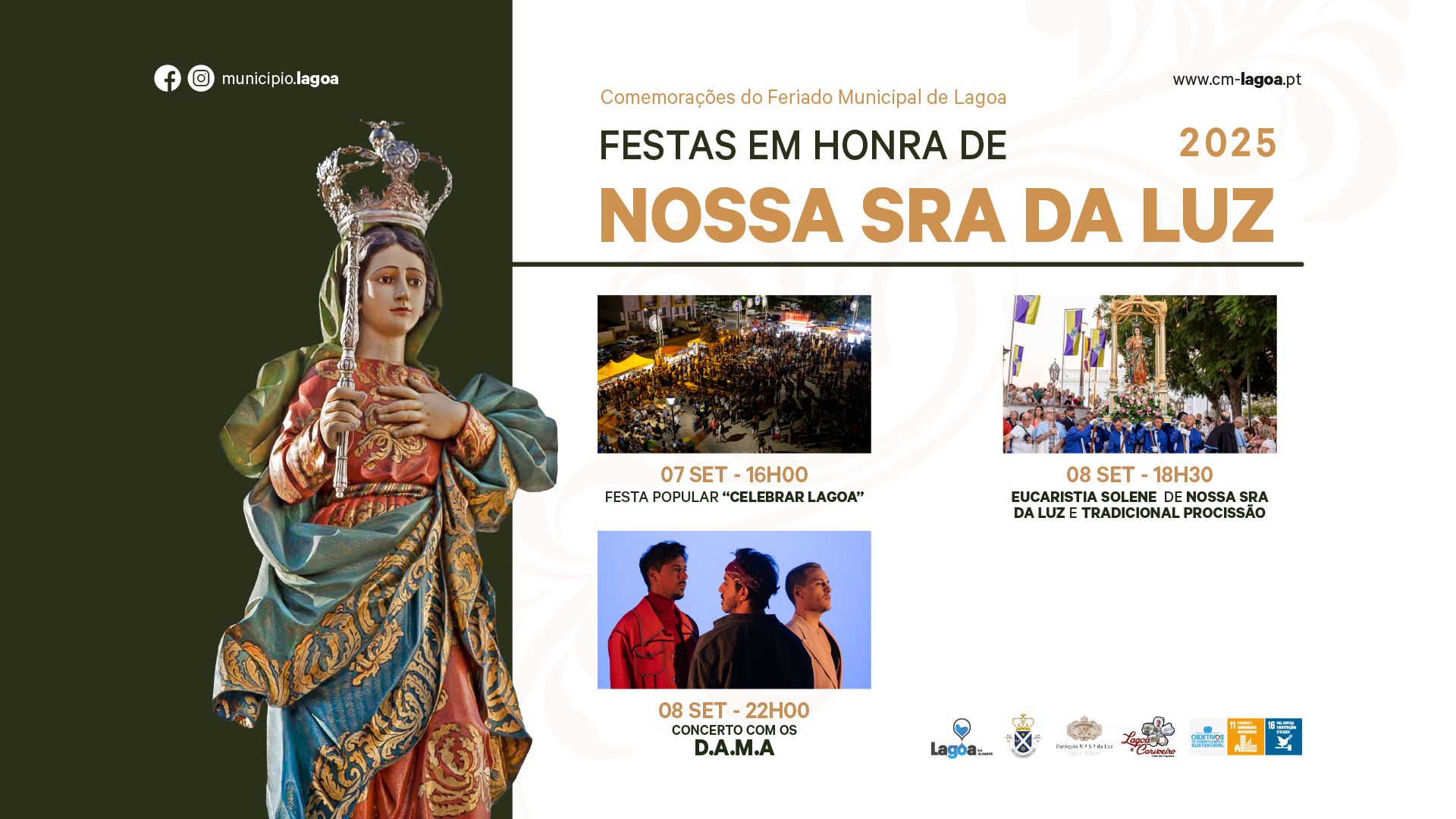 Lagoa celebra Festas em Honra da Nossa Senhora da Luz e Feriado Municipal de Lagoa