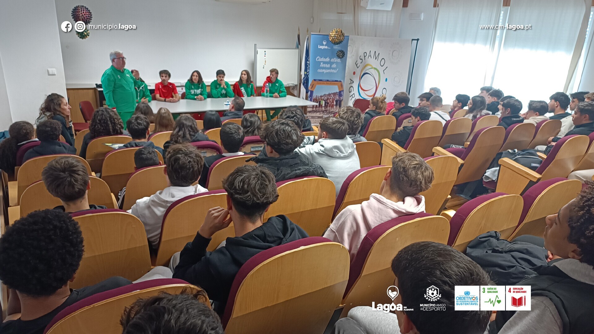 Lagoa recebe Seleção Nacional de Corta-Mato em sessão de partilha com alunos da ESPAMOL
