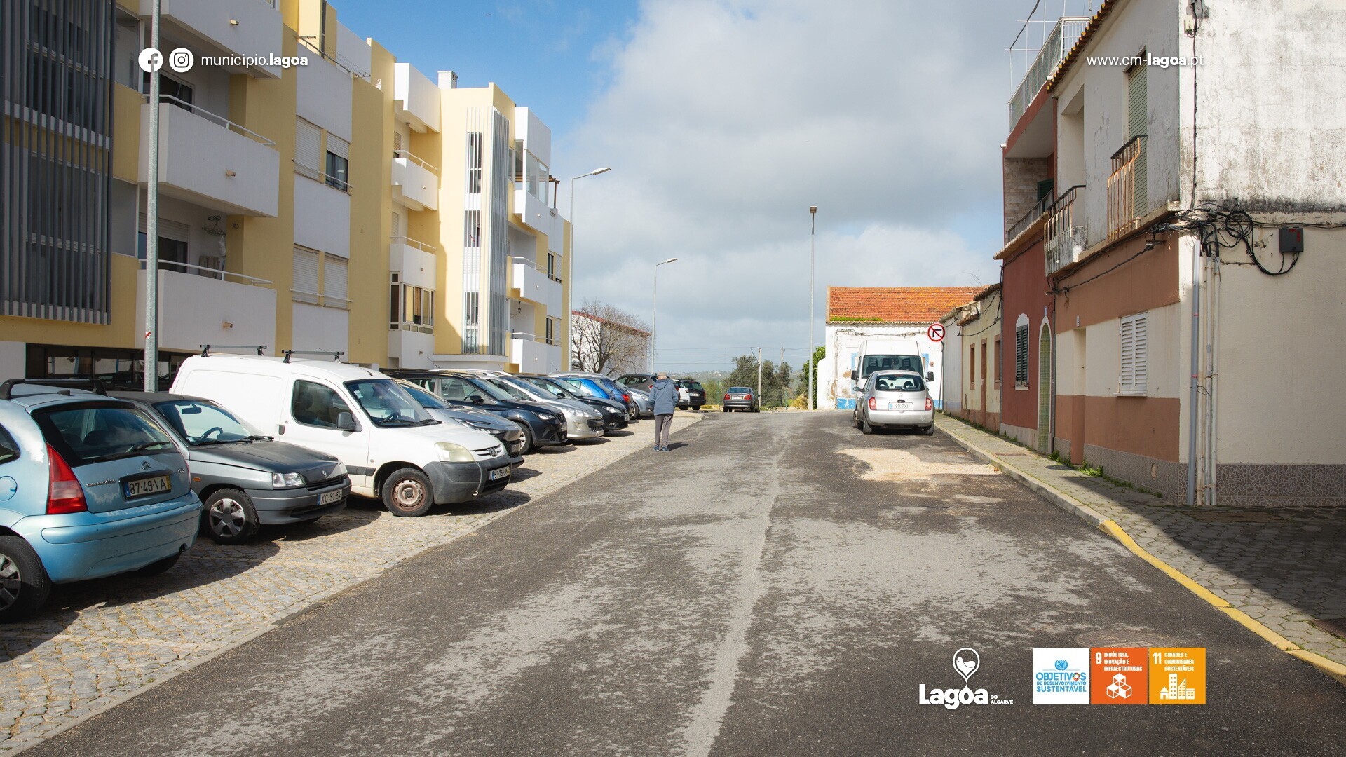 Município de Lagoa inicia requalificação da Rua João de Deus no Parchal