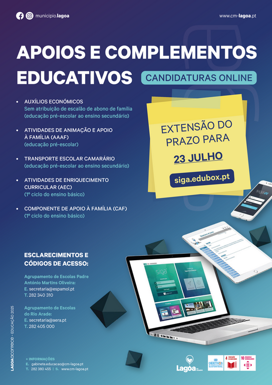 Candidaturas a Apoios