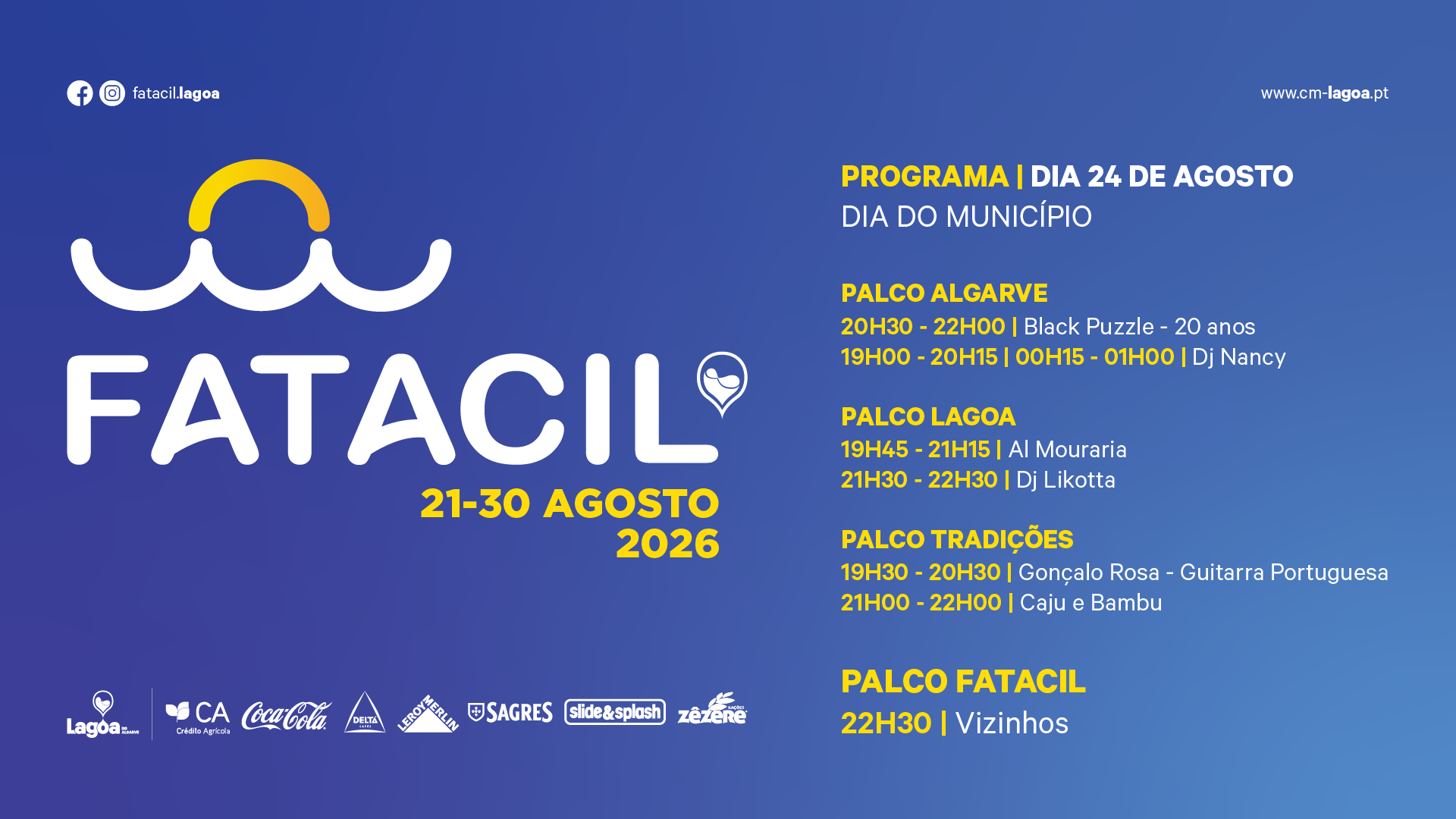 Programa dia 24 de agosto